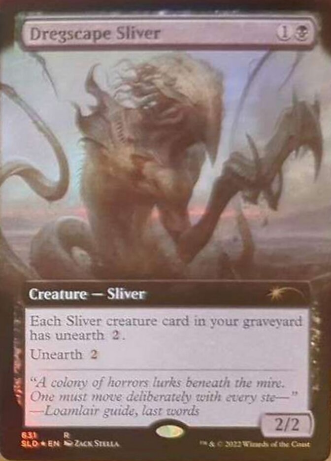 Dregscape Sliver (631) - [Foil, Extended Art] Secret Lair Drop (SLD)