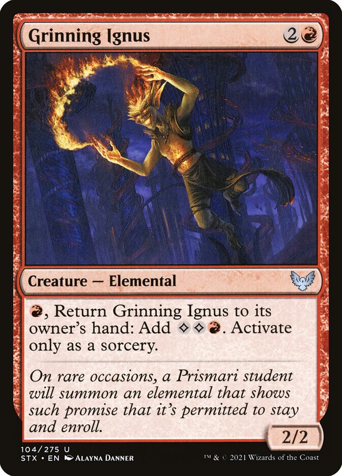 Grinning Ignus - Strixhaven: School of Mages (STX)