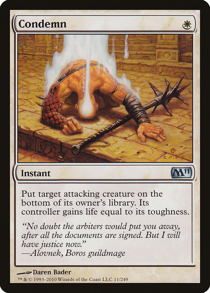 Condemn - [Foil] Magic 2011 (M11)
