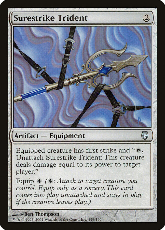 Surestrike Trident - [Foil] Darksteel (DST)