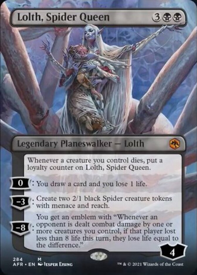 Lolth, Spider Queen - [Borderless] Adventures in the Forgotten Realms (AFR)