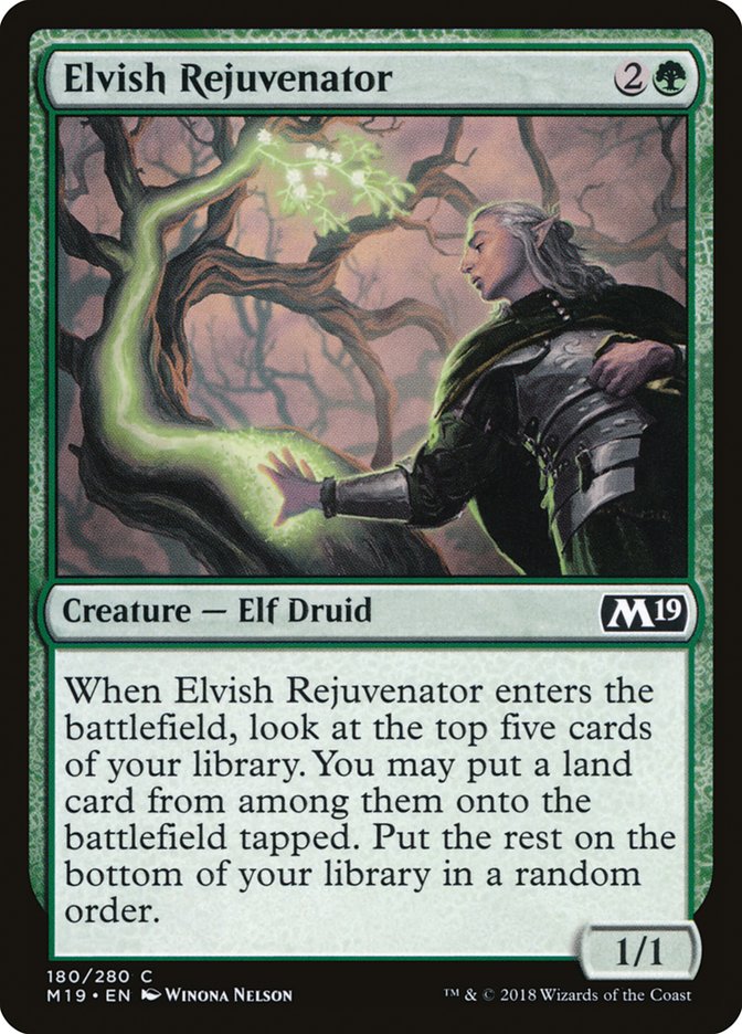 Elvish Rejuvenator - [Foil] Core Set 2019 (M19)