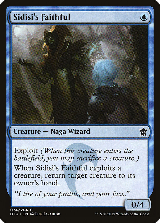 Sidisi's Faithful - [Foil] Dragons of Tarkir (DTK)
