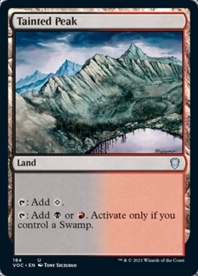 Tainted Peak - Crimson Vow Commander (VOC)