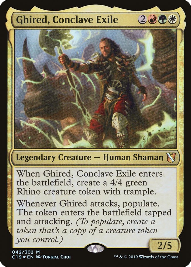 Ghired, Conclave Exile - [Foil] Commander 2019 (C19)