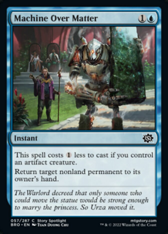 Machine Over Matter - [Foil] The Brothers' War (BRO)