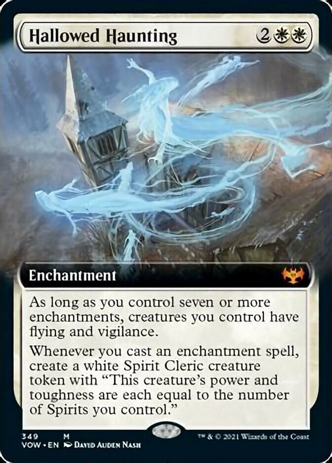 Hallowed Haunting - [Foil, Extended Art] Innistrad: Crimson Vow (VOW)