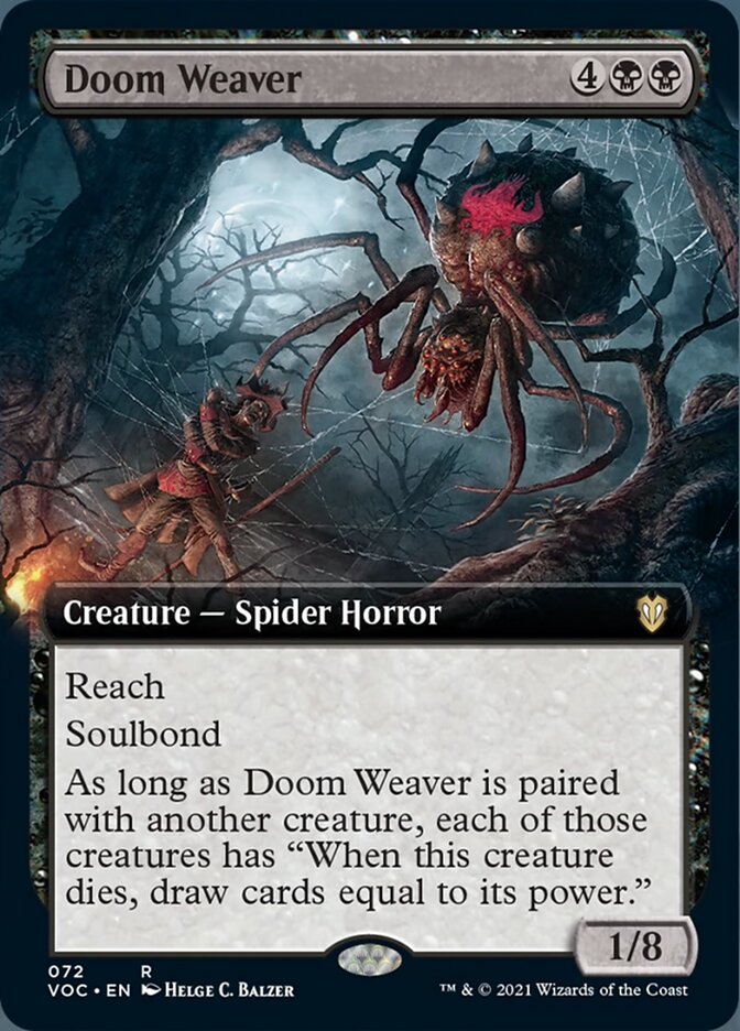 Doom Weaver - [Extended Art] Crimson Vow Commander (VOC)