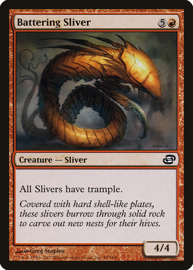 Battering Sliver - [Foil] Planar Chaos (PLC)