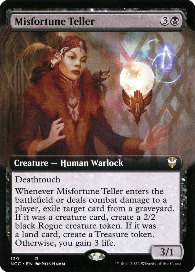 Misfortune Teller - [Foil, Extended Art] New Capenna Commander (NCC)