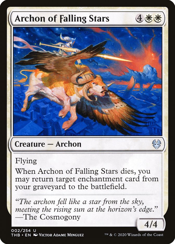 Archon of Falling Stars - [Foil] Theros Beyond Death (THB)