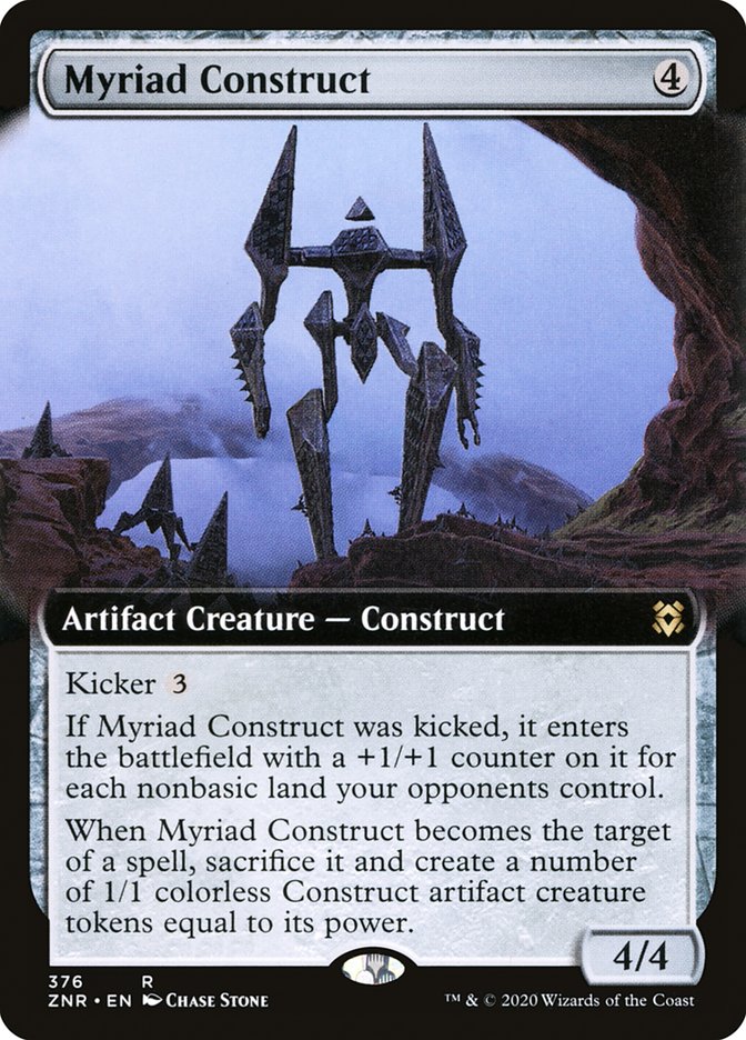 Myriad Construct - [Extended Art] Zendikar Rising (ZNR)