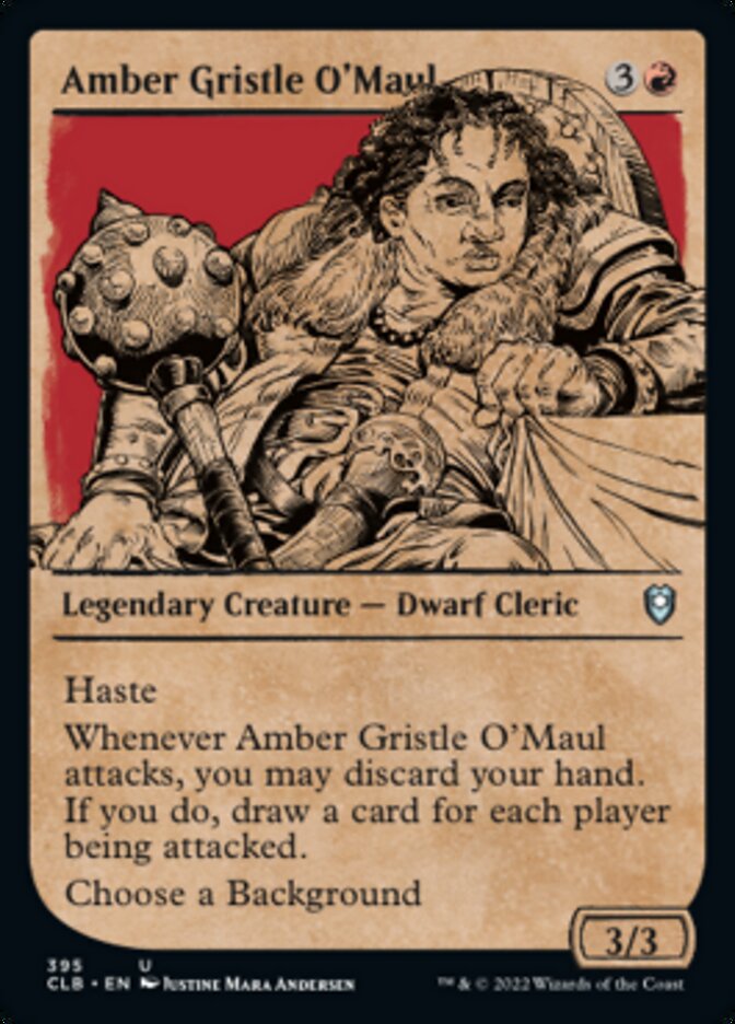 Amber Gristle O'Maul - [Foil, Showcase] Commander Legends: Battle for Baldur's Gate (CLB)