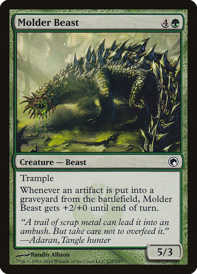 Molder Beast - [Foil] Scars of Mirrodin (SOM)
