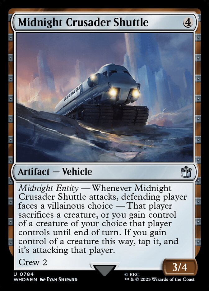 Midnight Crusader Shuttle - [Surge Foil] Doctor Who (WHO)