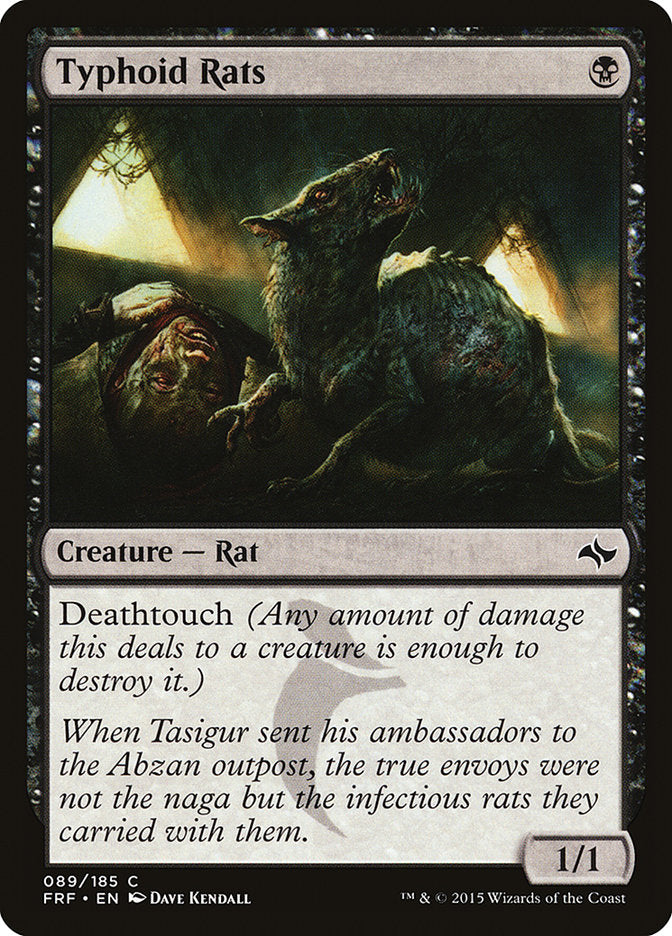 Typhoid Rats - [Foil] Fate Reforged (FRF)