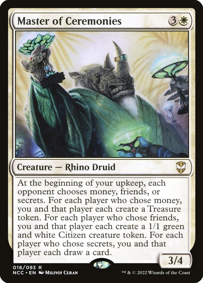 Master of Ceremonies - New Capenna Commander (NCC)