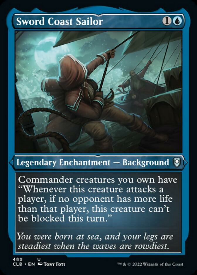 Sword Coast Sailor - [Etched Foil] Commander Legends: Battle for Baldur's Gate (CLB)