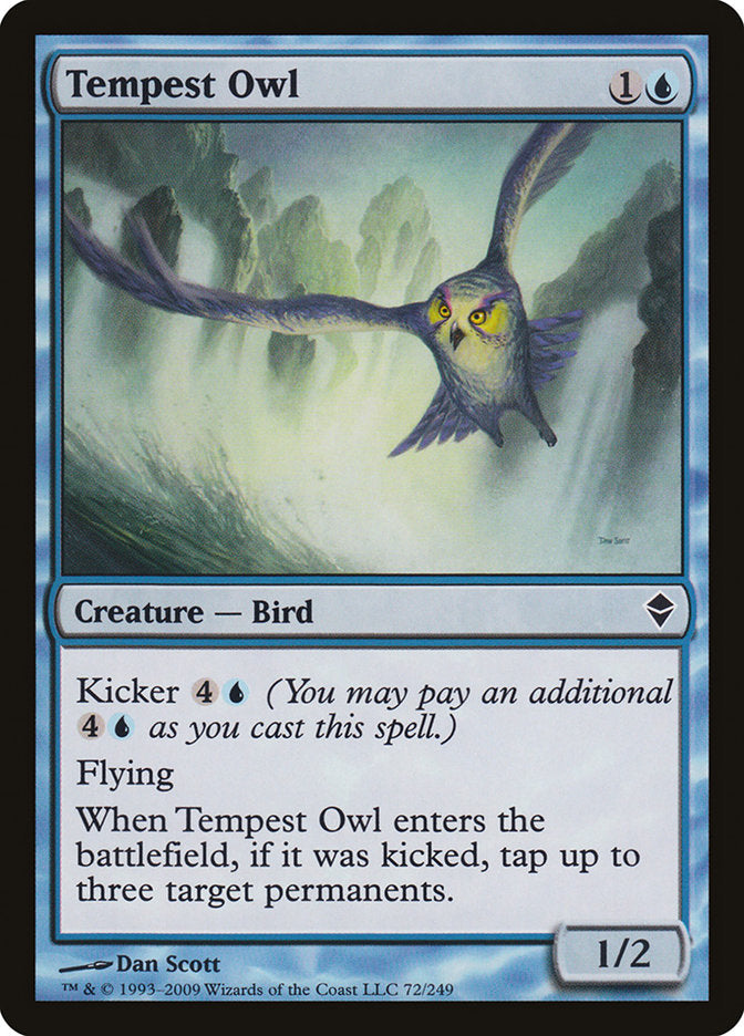 Tempest Owl - [Foil] Zendikar (ZEN)