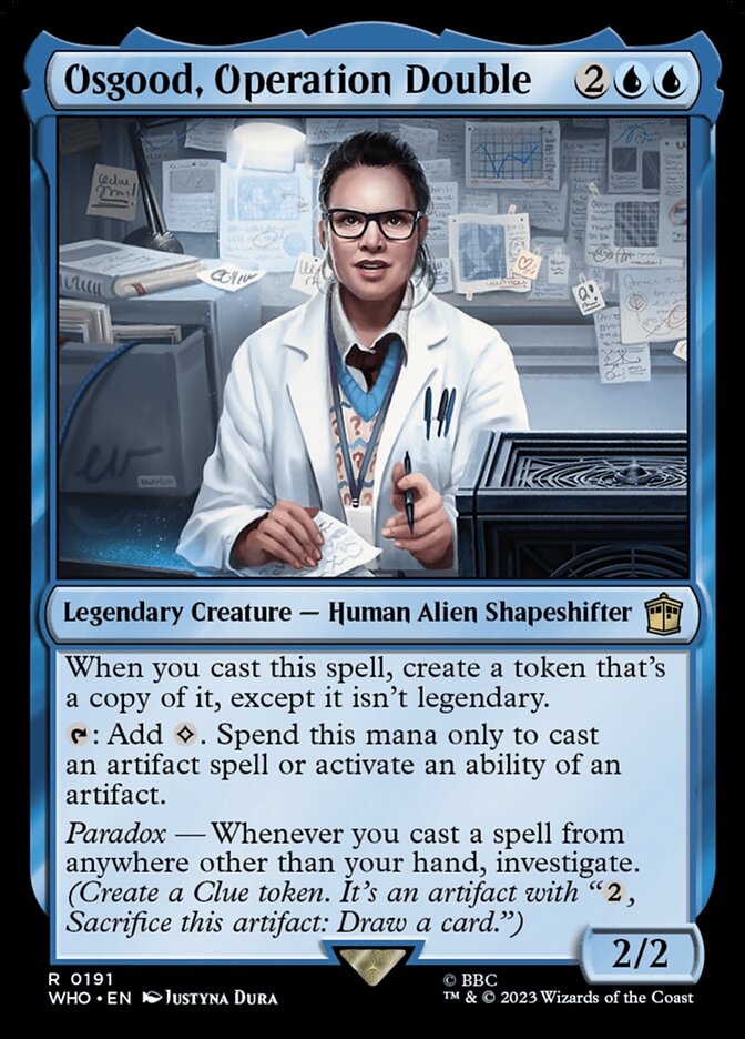 Osgood, Operation Double - [Foil] Doctor Who (WHO)