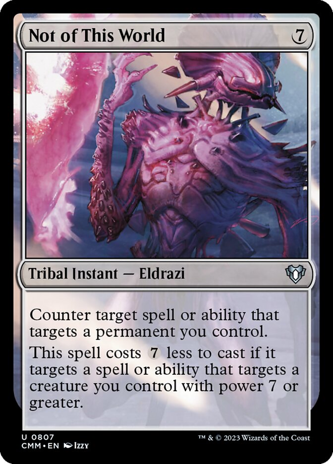 Not of This World - Commander Masters (CMM)