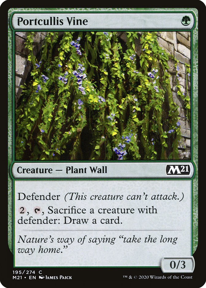 Portcullis Vine - [Foil] Core Set 2021 (M21)