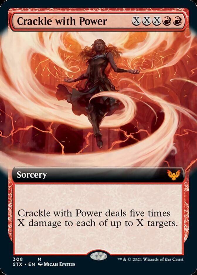 Crackle with Power - [Extended Art] Strixhaven: School of Mages (STX)