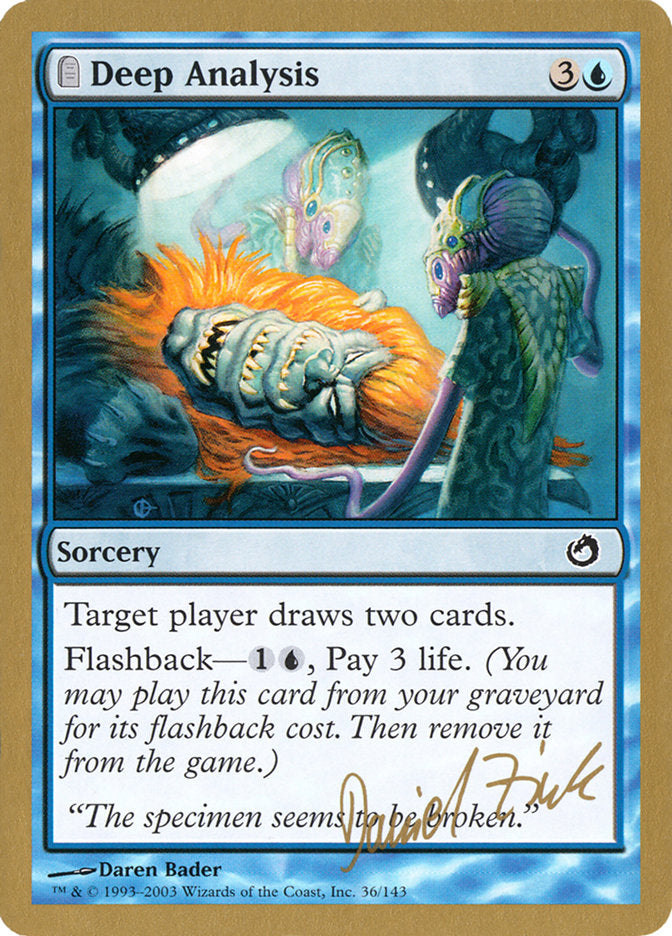 Deep Analysis - World Championship Decks 2003 (WC03)