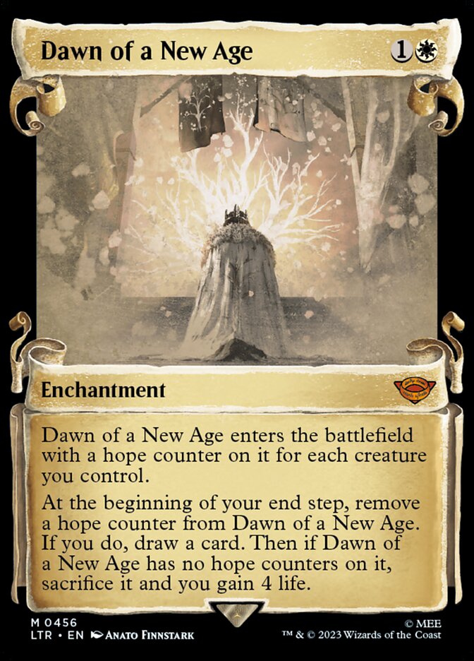 Dawn of a New Age - [Foil, Showcase Scroll] The Lord of the Rings: Tales of Middle-earth (LTR)