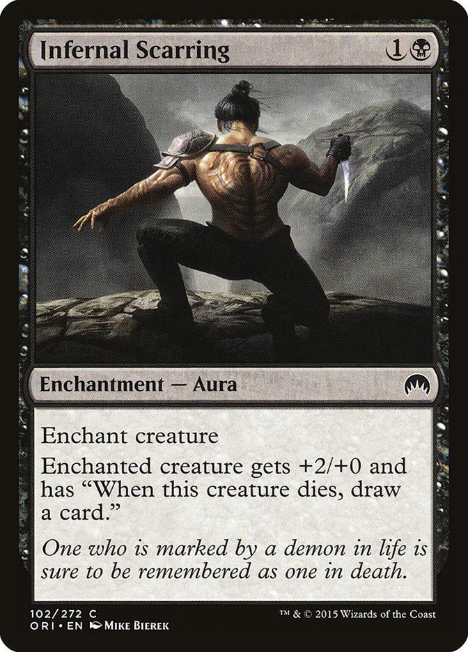 Infernal Scarring - [Foil] Magic Origins (ORI)