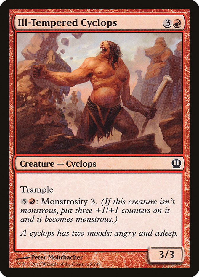 Ill-Tempered Cyclops - [Foil] Theros (THS)