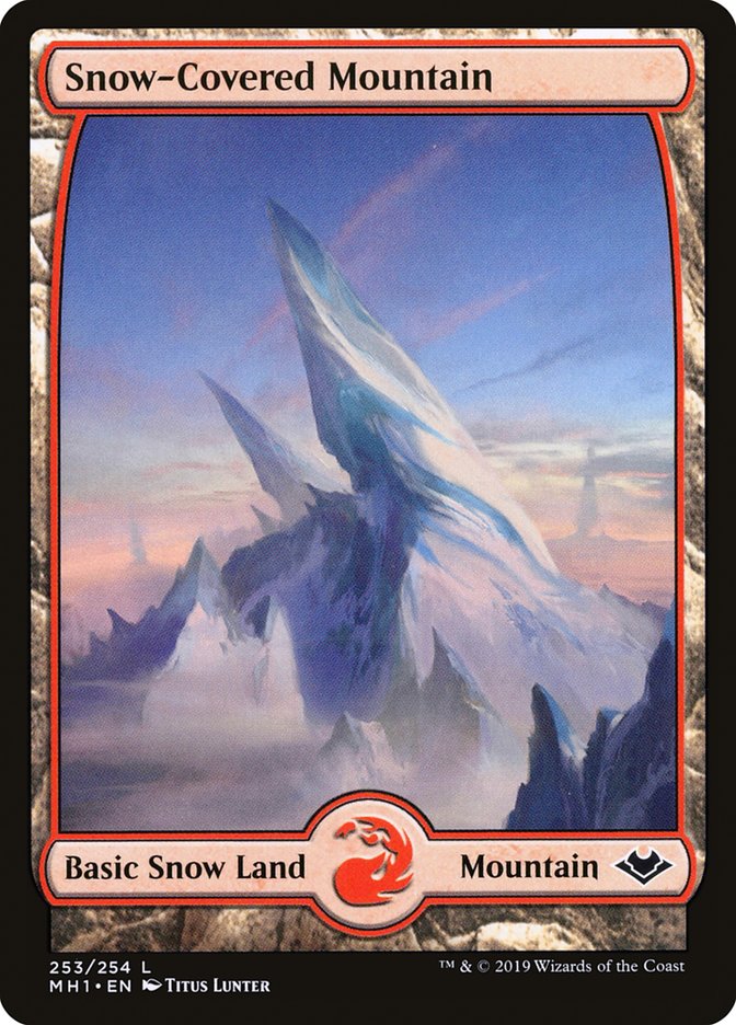 Snow-Covered Mountain - [Foil] Modern Horizons (MH1)