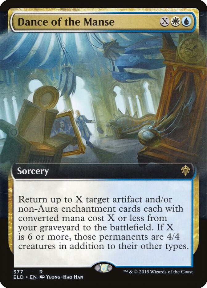 Dance of the Manse - [Foil, Extended Art] Throne of Eldraine (ELD)