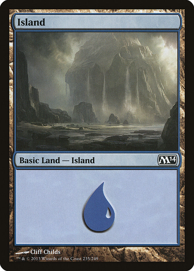 Island (235) - [Foil] Magic 2014 (M14)