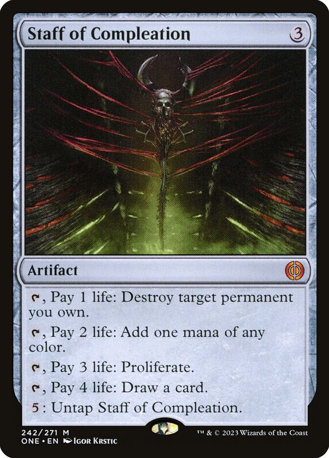 Staff of Compleation - [Foil] Phyrexia: All Will Be One (ONE)