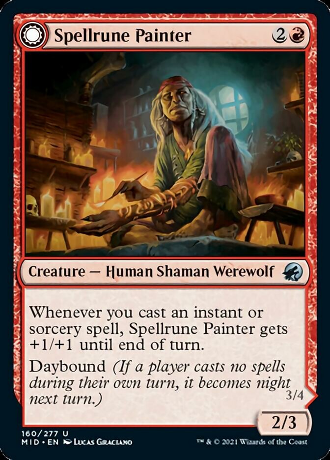Spellrune Painter // Spellrune Howler - [Foil] Innistrad: Midnight Hunt (MID)
