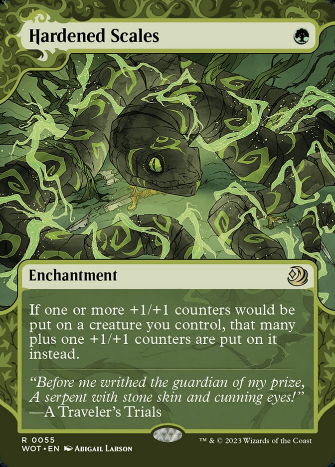 Hardened Scales - [Showcase] Wilds of Eldraine: Enchanting Tales (WOT)