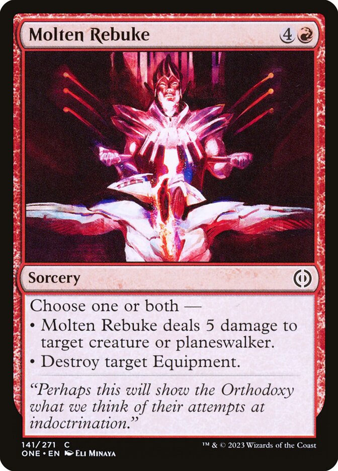 Molten Rebuke - Phyrexia: All Will Be One (ONE)