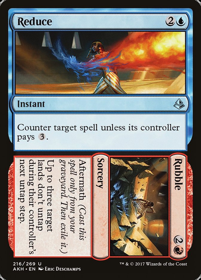 Reduce // Rubble - [Foil] Amonkhet (AKH)