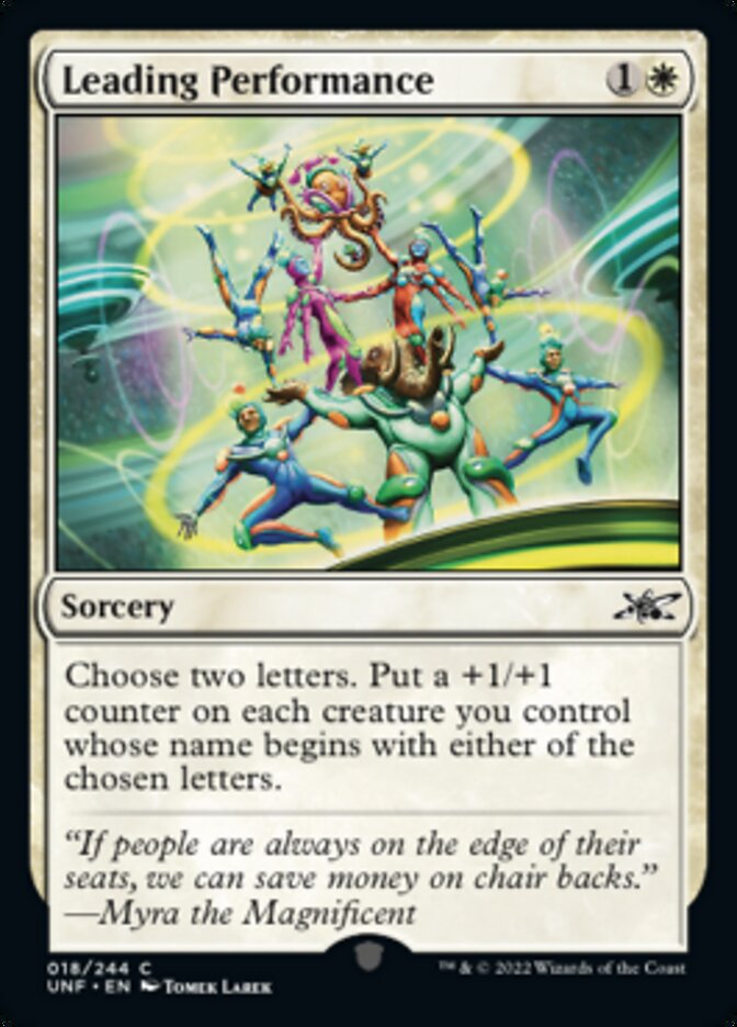 Leading Performance - [Foil] Unfinity (UNF)