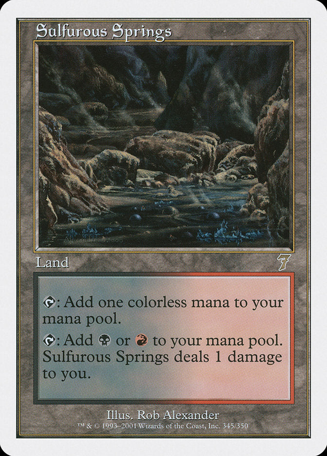 Sulfurous Springs - [Foil] Seventh Edition (7ED)