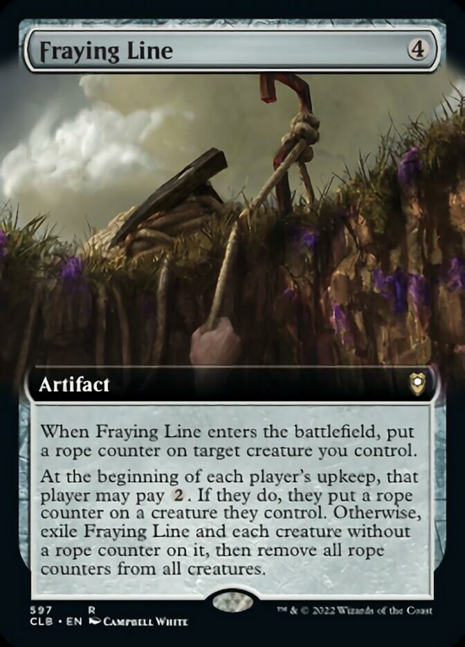 Fraying Line - [Foil, Extended Art] Commander Legends: Battle for Baldur's Gate (CLB)