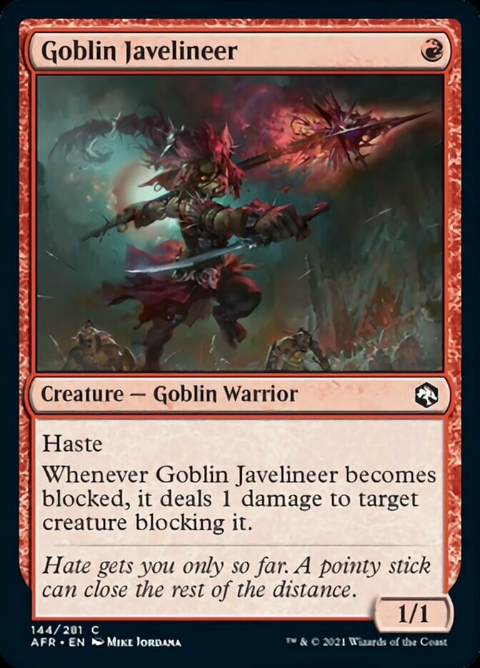 Goblin Javelineer - [Foil] Adventures in the Forgotten Realms (AFR)