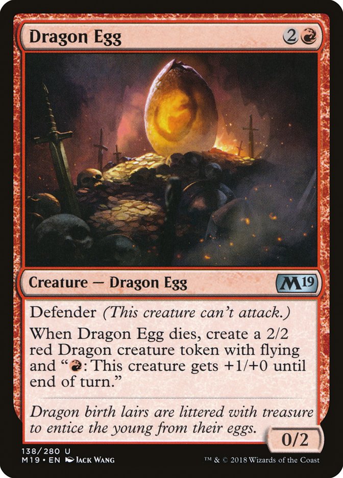 Dragon Egg - [Foil] Core Set 2019 (M19)