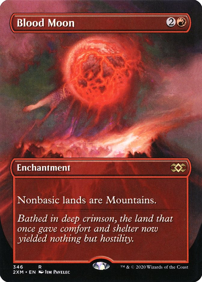 Blood Moon - [Foil, Borderless] Double Masters (2XM)