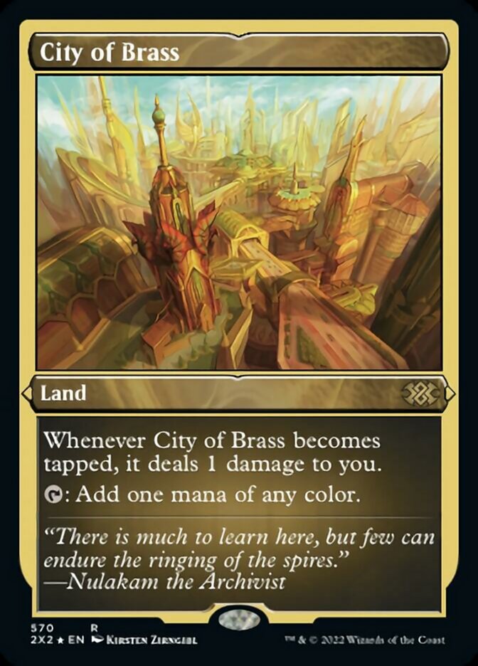 City of Brass - [Etched Foil] Double Masters 2022 (2X2)