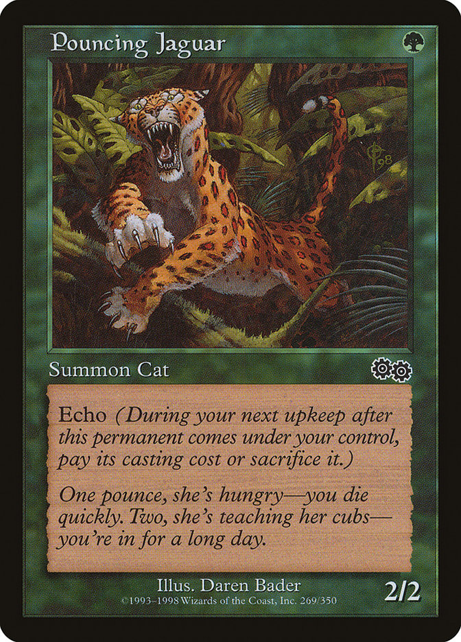 Pouncing Jaguar - [Retro Frame] Urza's Saga (USG)