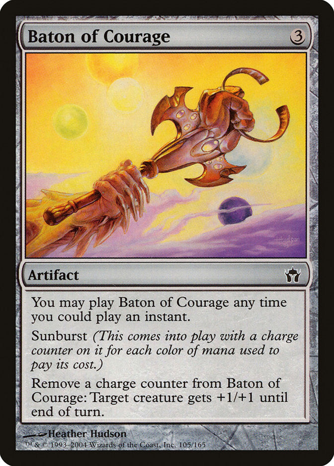 Baton of Courage - [Foil] Fifth Dawn (5DN)
