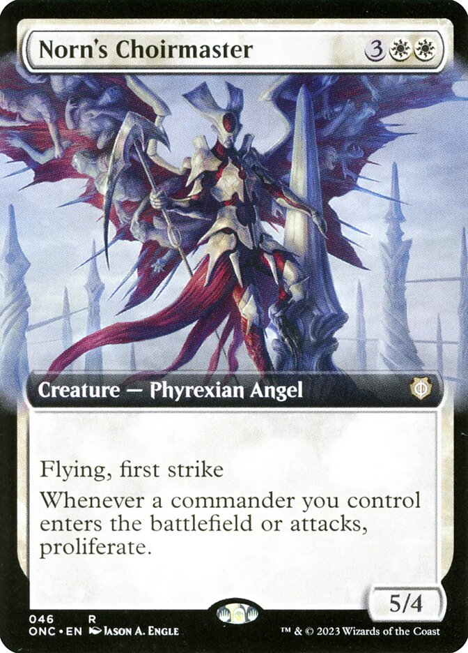 Norn's Choirmaster - [Extended Art] Phyrexia: All Will Be One Commander (ONC)