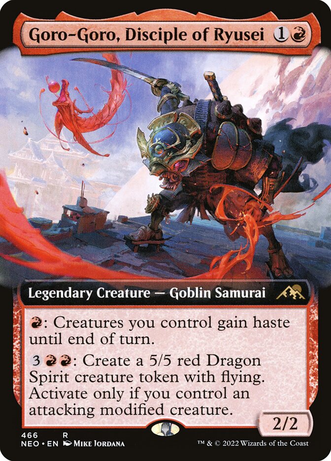 Goro-Goro, Disciple of Ryusei - [Extended Art] Kamigawa: Neon Dynasty (NEO)